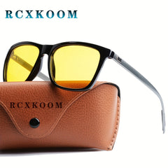 Men's Square Polarized Sunglasses Night Vision Goggles