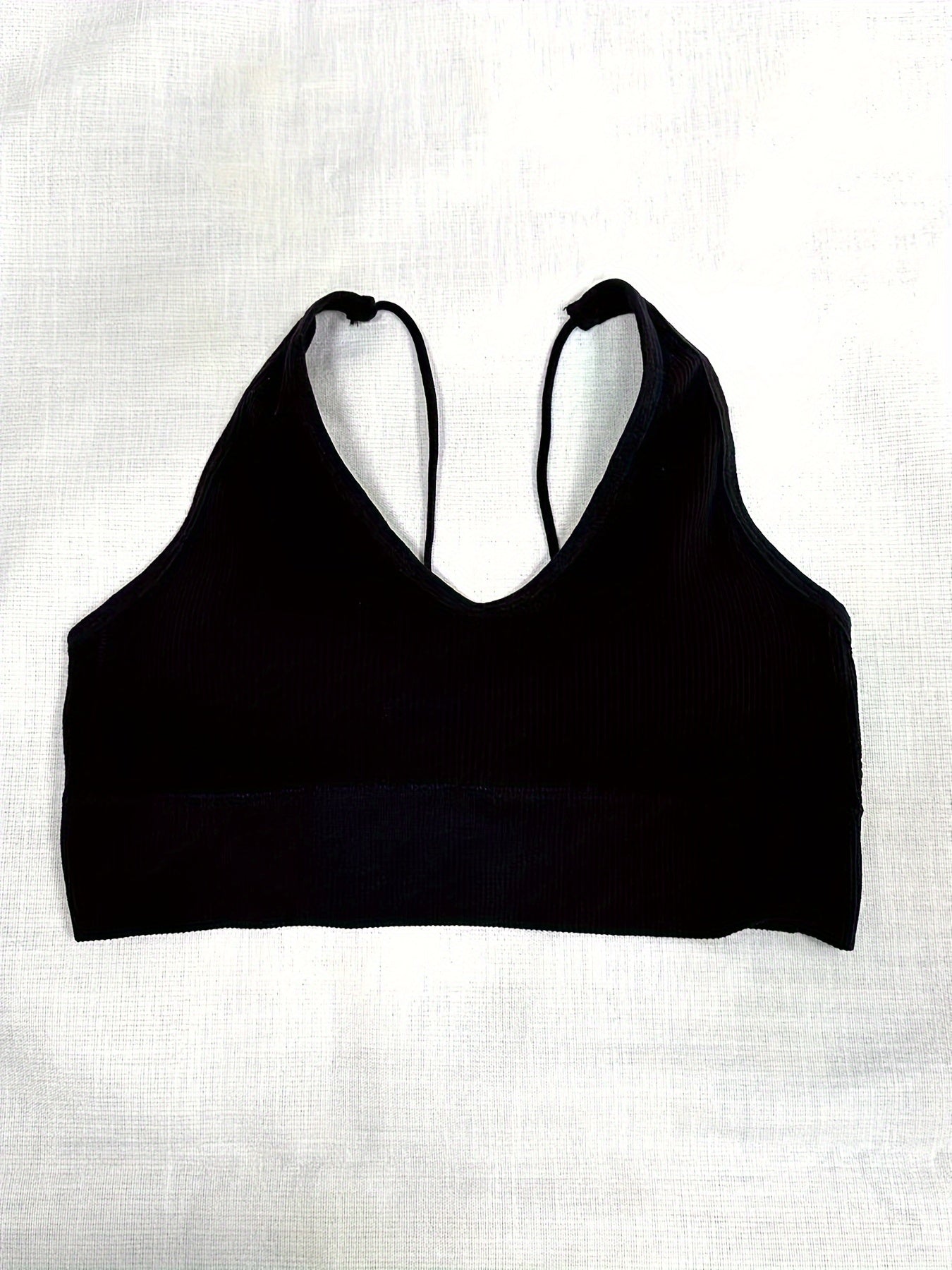 Comfy Ribbed Wireless Push Up Bra Women's Lingerie