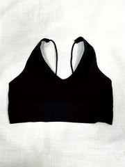 Comfy Ribbed Wireless Push Up Bra Women's Lingerie