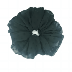 Polka Dot Chiffon Scrunchies Hair Tie Hair Rope Ponytail Holder for Women Girls