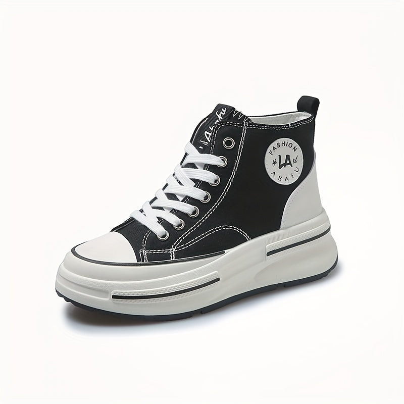 Women's Platform Canvas High Top Shoes