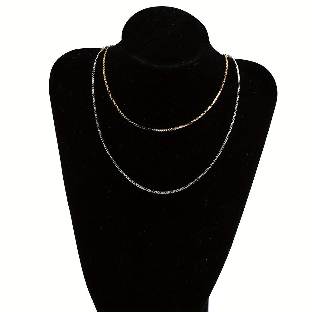 5pcs Stainless Steel Chain DIY Bracelet Necklace Anklet Jewelry