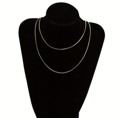 5pcs Stainless Steel Chain DIY Bracelet Necklace Anklet Jewelry
