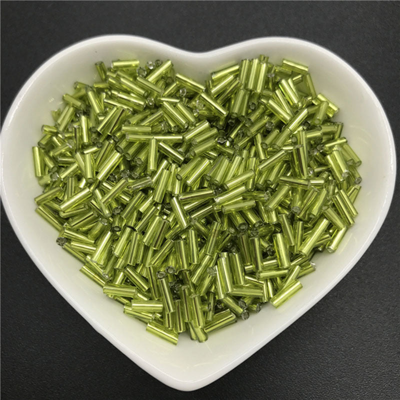300pcs 6mm Tube Beads DIY Necklace Bracelet Making Materials