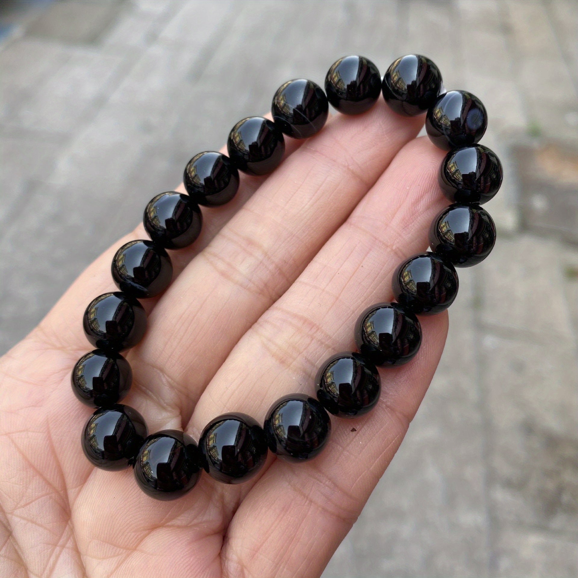 8mm Natural Stone Beaded Bracelet Healing Energy Semi Precious Gemstone