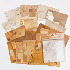 30PCS Vintage Stationery Scrapbooking Paper
