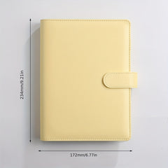 A5 PU Leather Cash Envelope Budget System with 6 Pockets