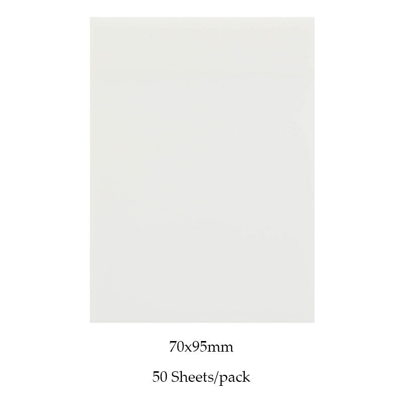 50 Waterproof Clear Sticky Notes for Home & Office