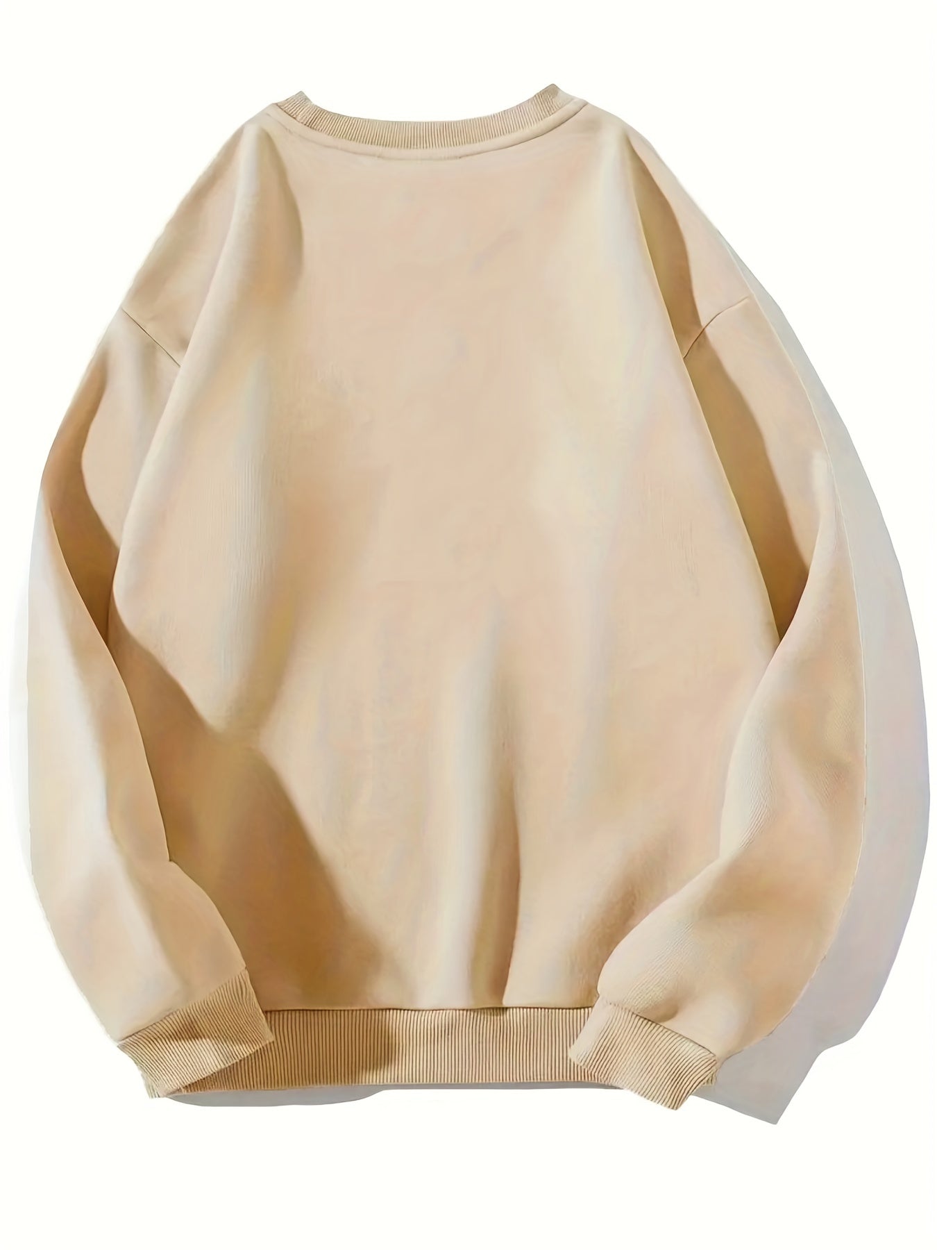 Christmas Sweatshirt Long Sleeve Crew Neck Casual Winter Fall Women's Clothing