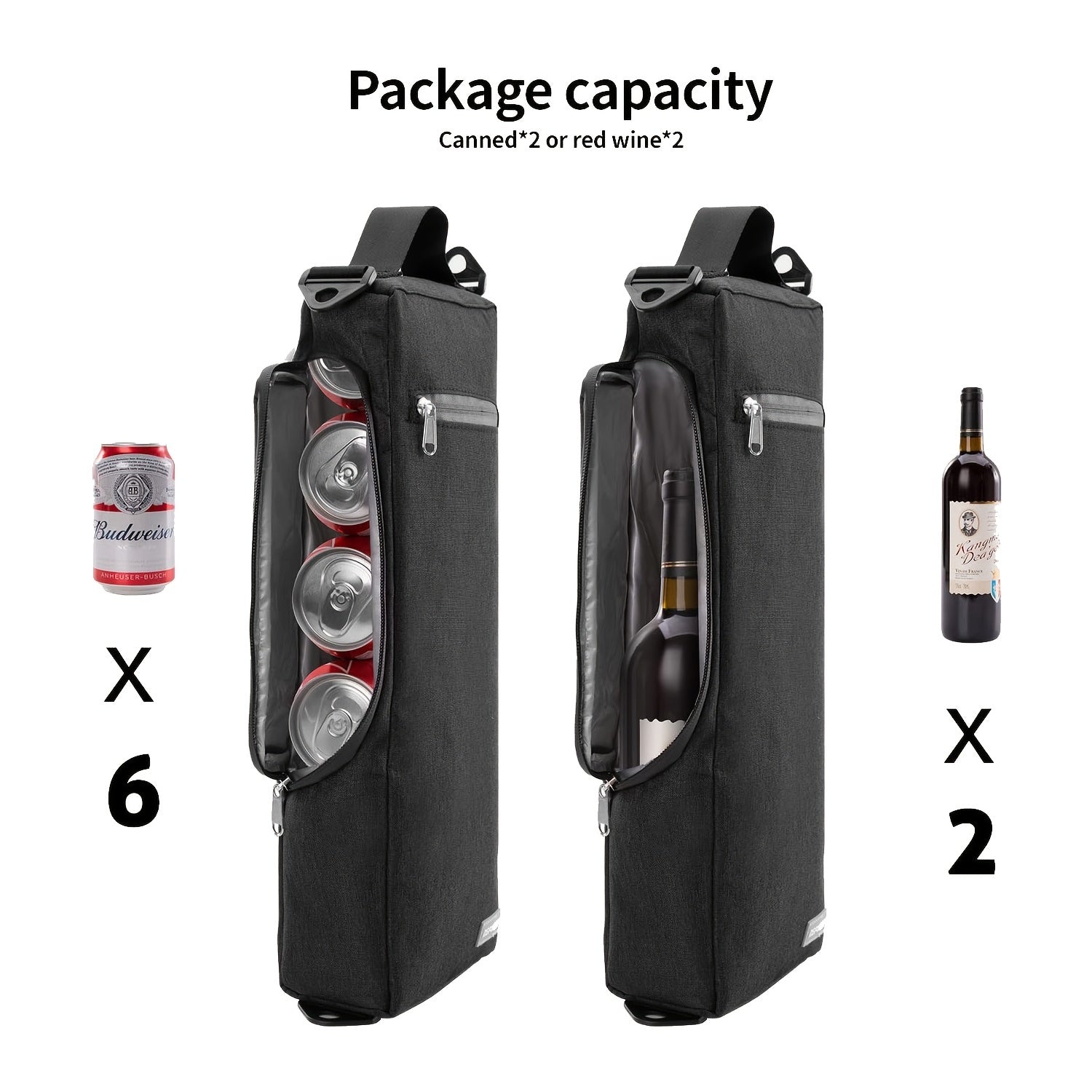 Insulated Beer Sleeve for Golf Bags - Keep Beverages Secure