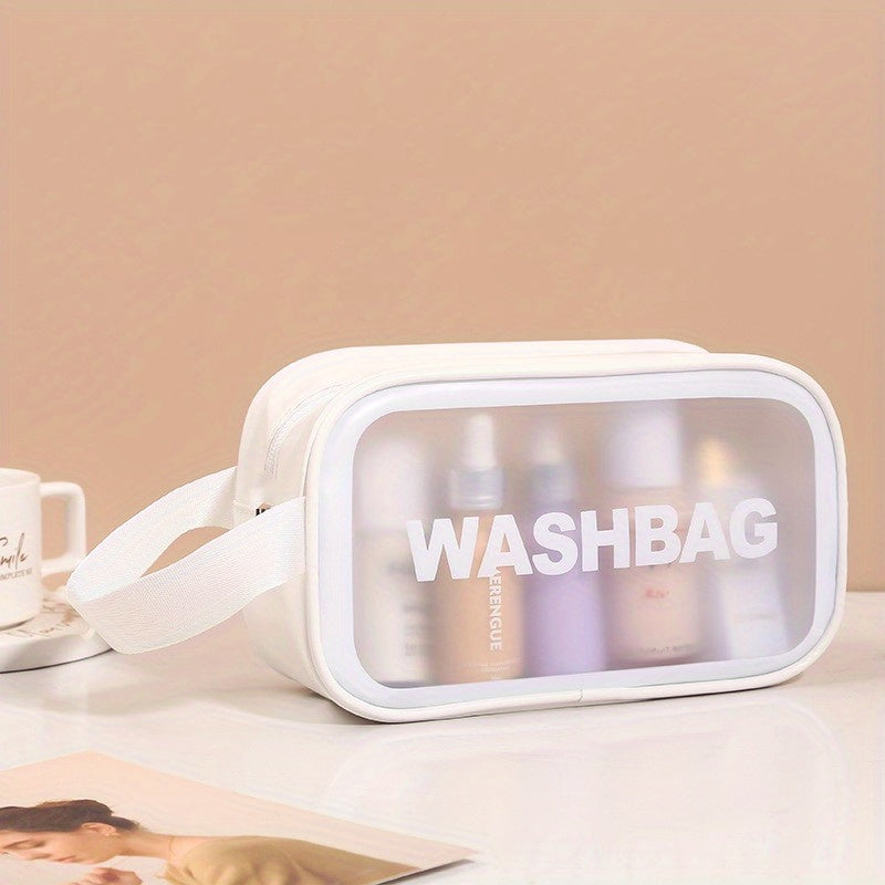 Portable Travel Storage Bag Toiletry Wash Bag Zipper Waterproof