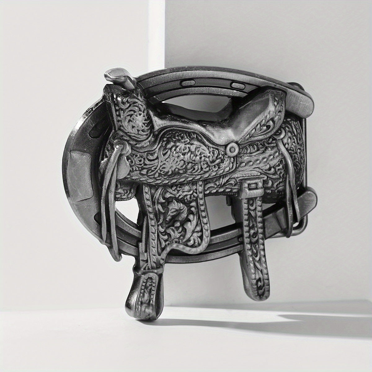 Retro Hollow Out Belt Buckle Western Cowboy Cowgirl Accessories