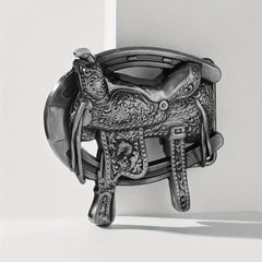 Retro Hollow Out Belt Buckle Western Cowboy Cowgirl Accessories