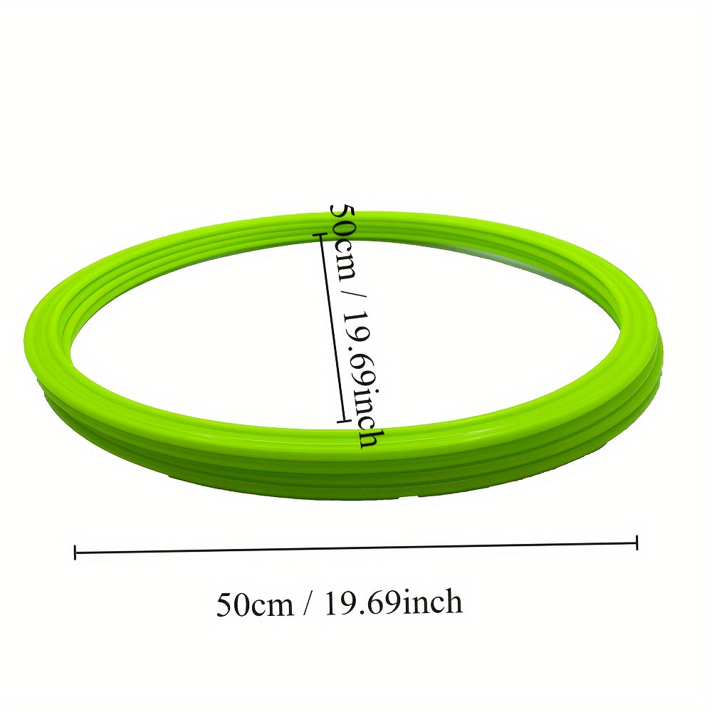 10pcs Professional Agility Training Rings With Handle for Sports Fitness