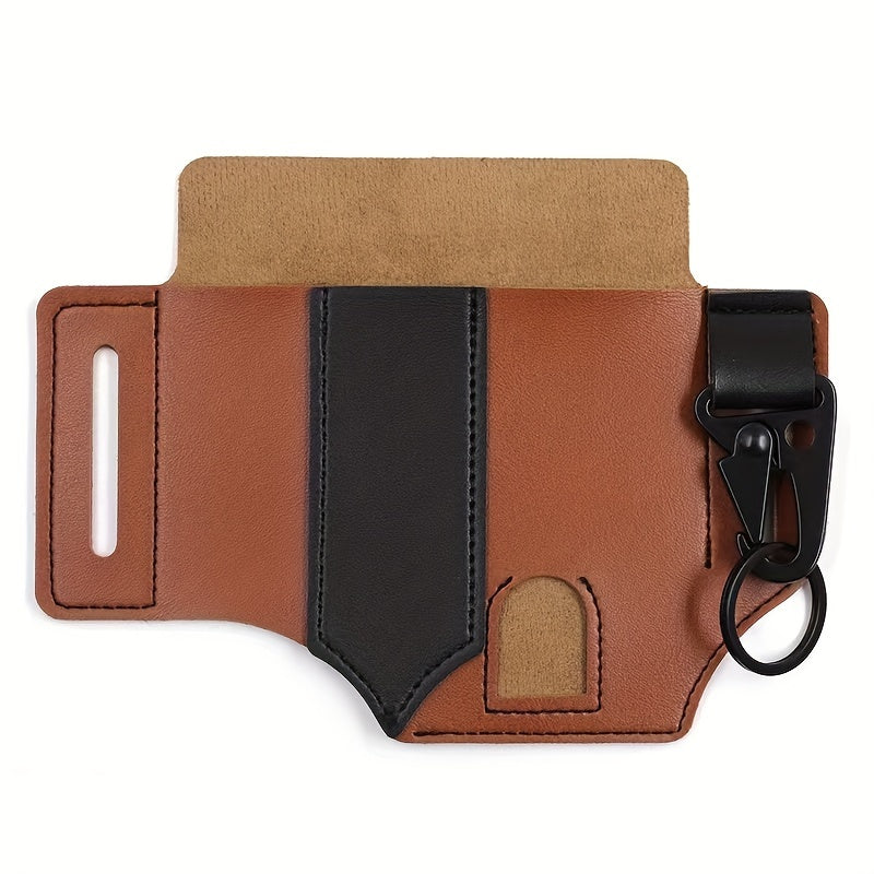 Tactical Tool Leather Bag for Outdoor Survival Camping