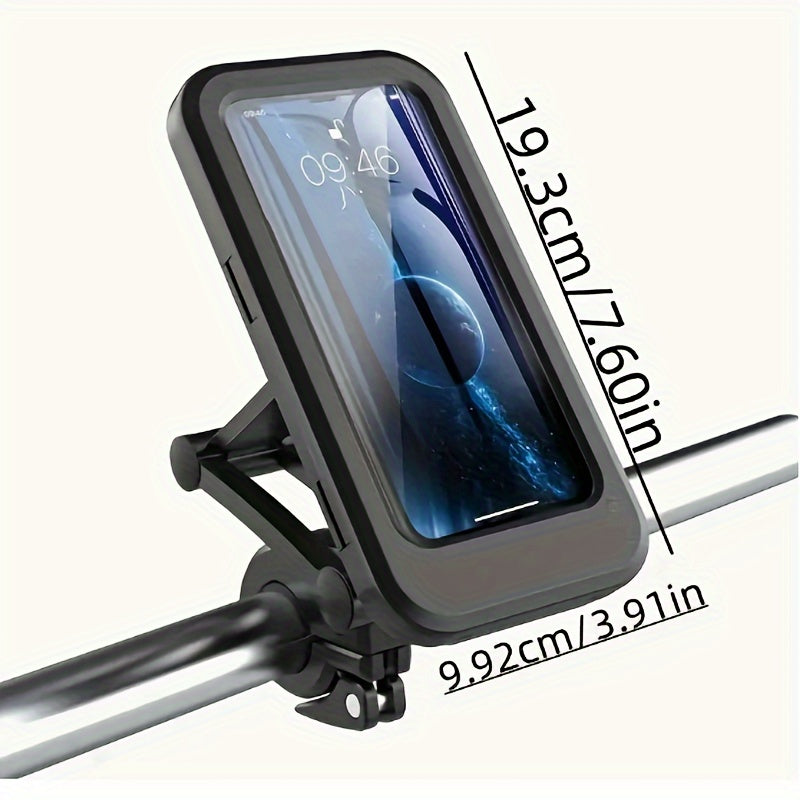 Waterproof Bike Phone Holder 360&deg; Handlebar Clip