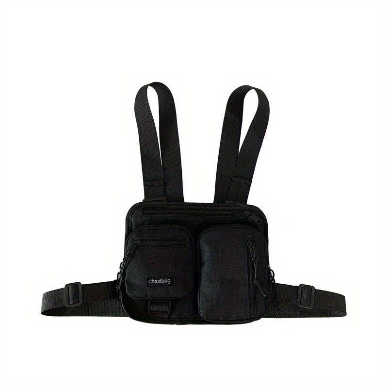 Men's Outdoor Waistcoat Chest Bag Sports Fitness Mobile Phone Bag