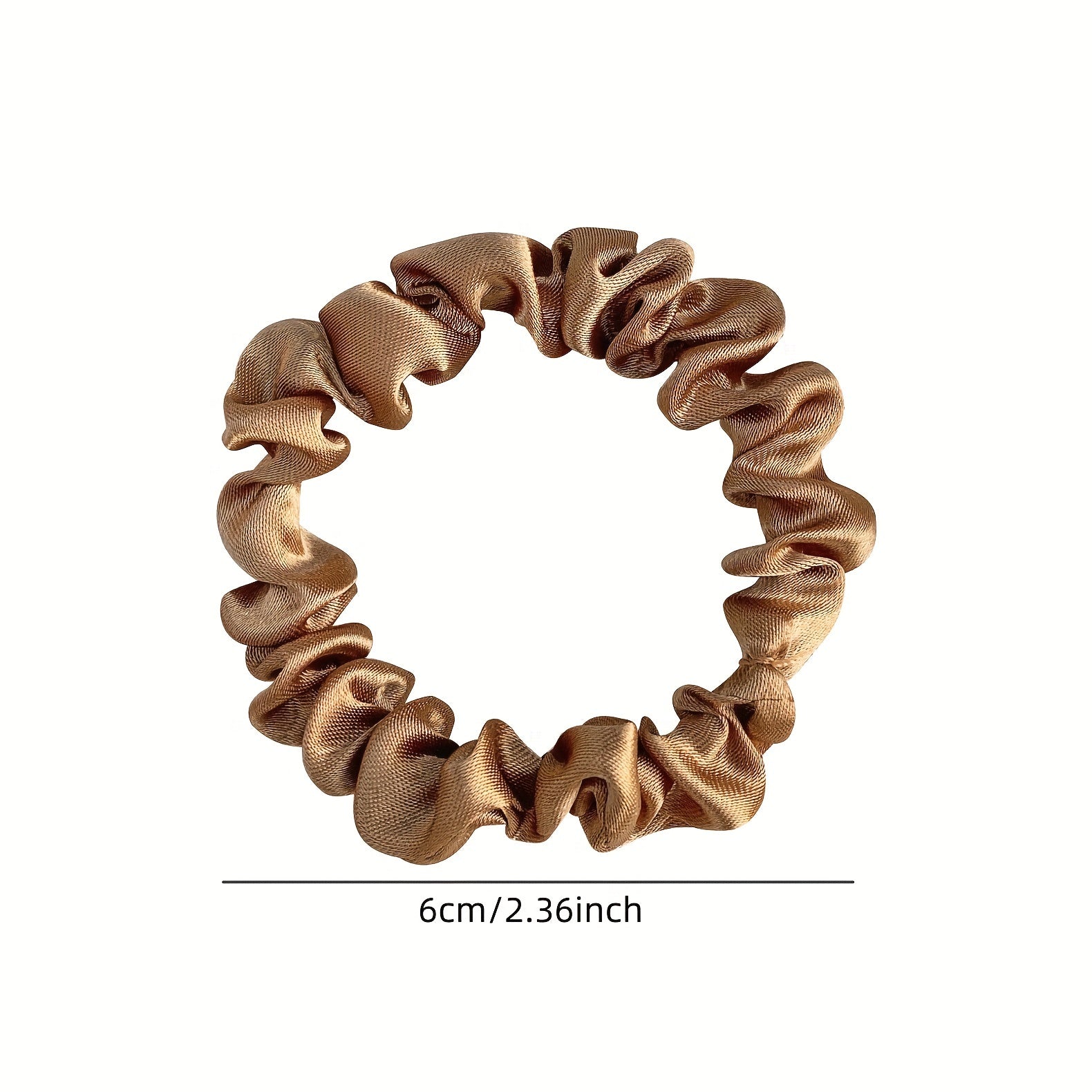 12pcs Small Satin Scrunchies Soft Elastic Ponytail Holder Women Girls Hair Acces