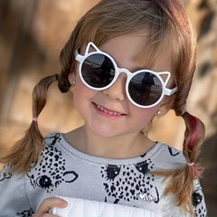 Kids Cat Ear Sunglasses Gradient Lens & Comfort Fit