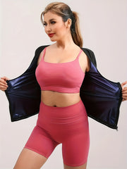 Women's Slimming Long Sleeve Sweat Shirt for Weight Loss