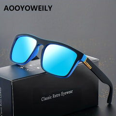 Men's Vintage Square Polarized Sunglasses UV400