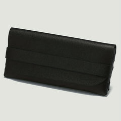 Solid Glasses Bag PU Leather Sunglasses Case Soft Portable Eyewear Container