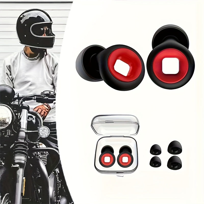 Motorcycle Earmuffs Soft Reusable Silicone Earmuffs for Riders