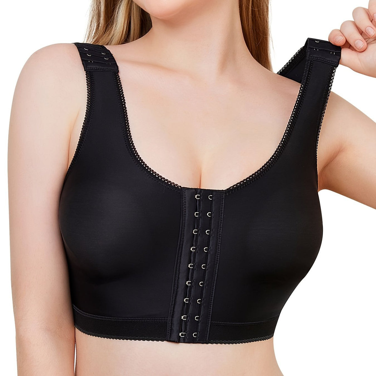 Front Buckle Wireless Bra Comfy & Breathable Full Coverage