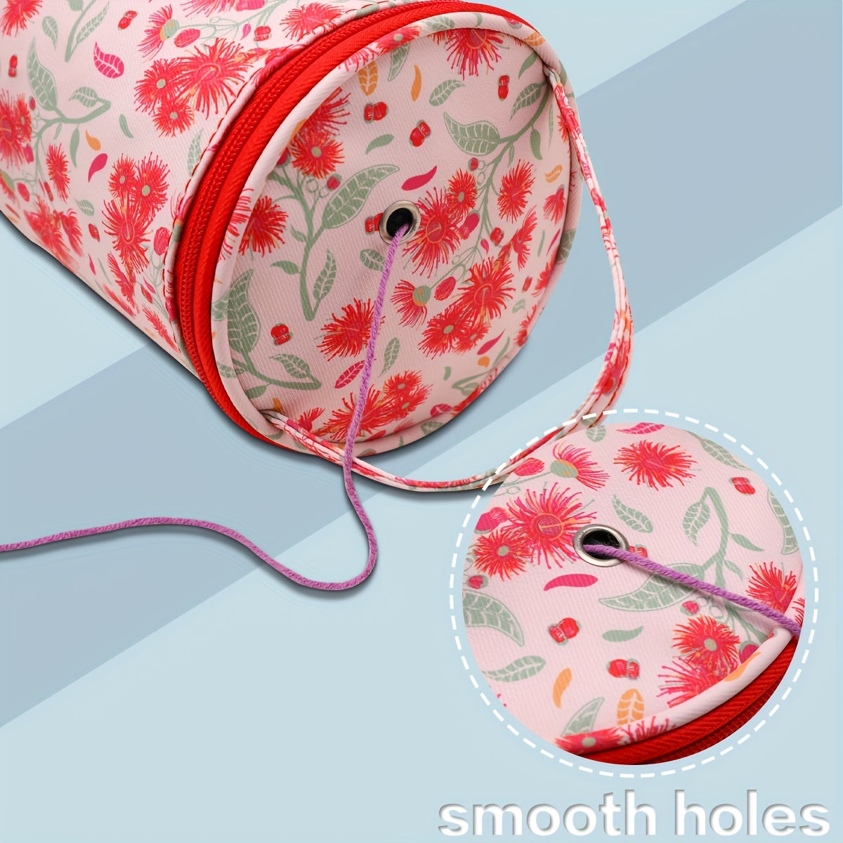 Perforated Yarn Storage Tote Bag for Knitting DIY