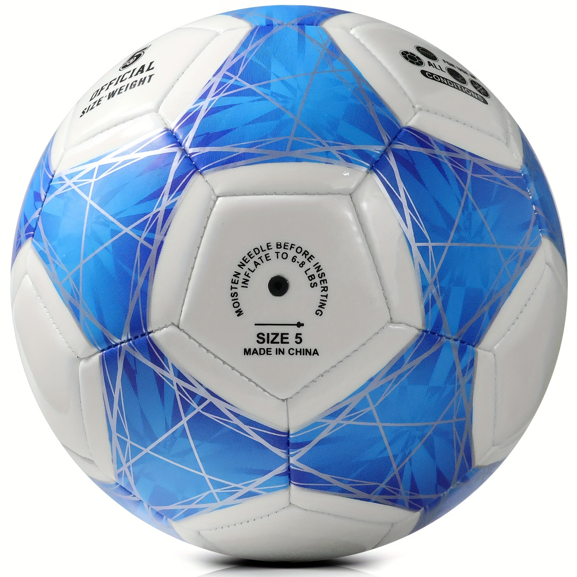 Luminous No 5 Football For Outdoor Training And Entertainment