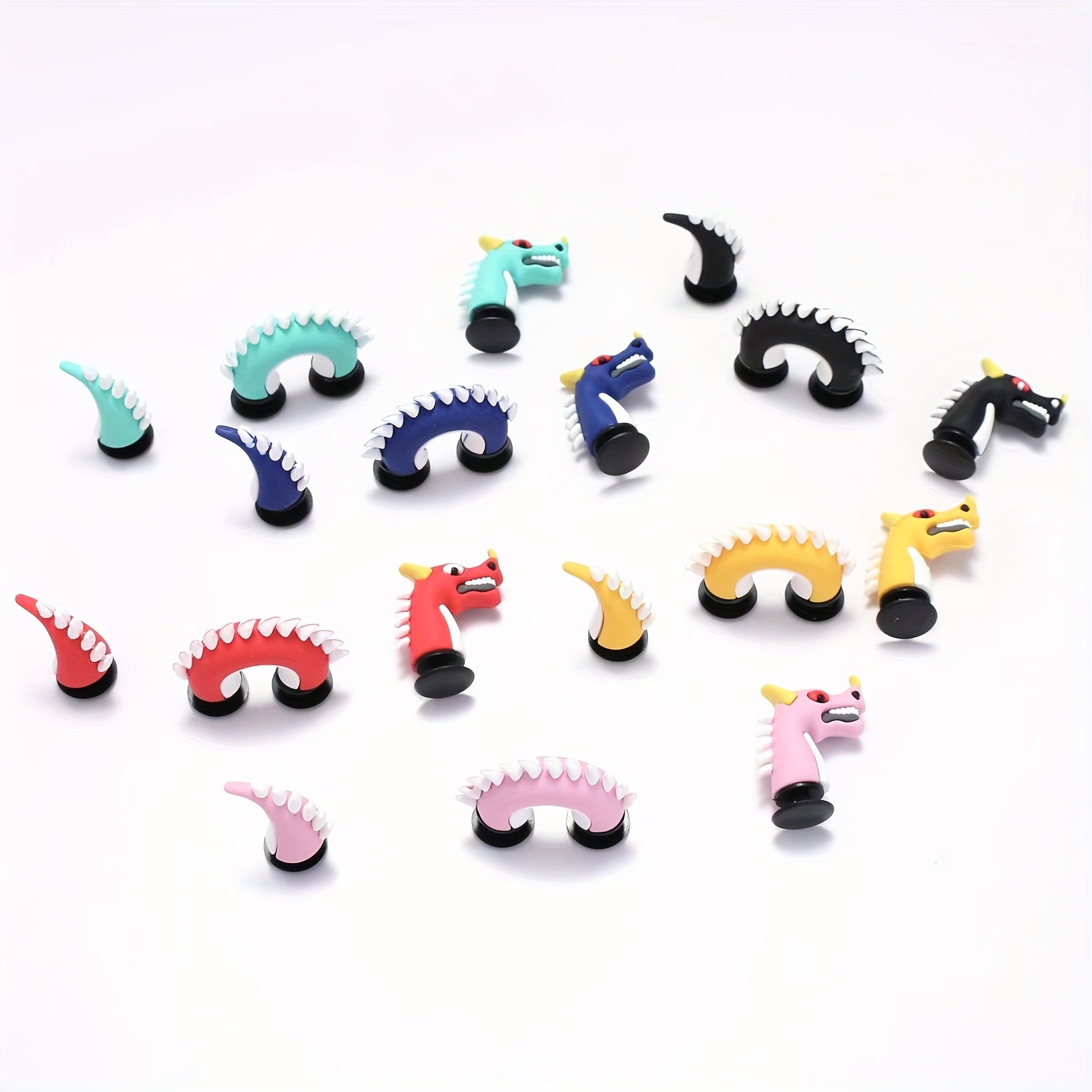 3D Dragon Charms Set for Crocs Shoes - Boys Children Decoration