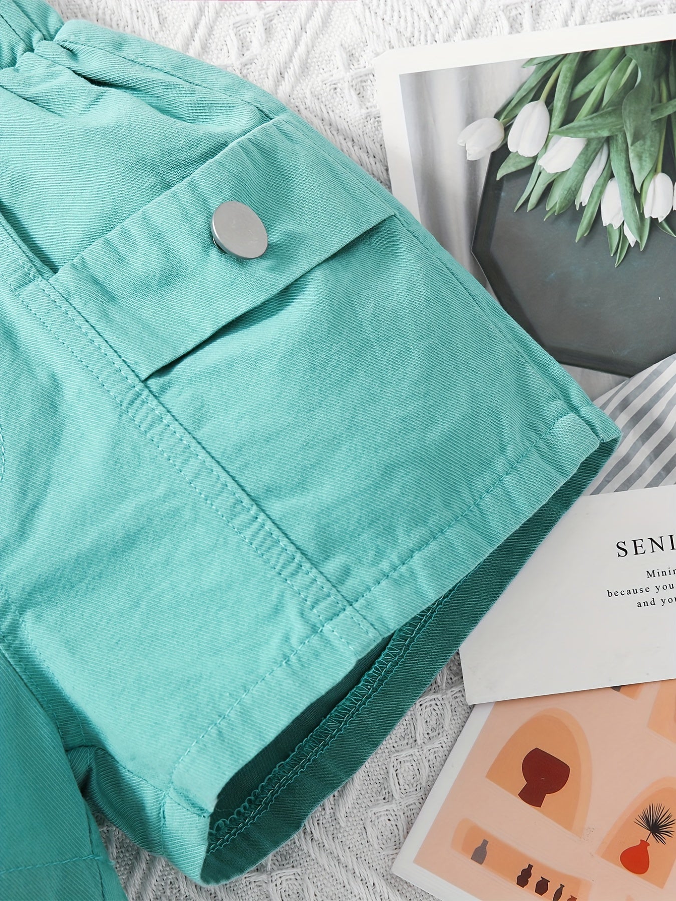 Girls Plain Shorts Comfortable Casual Pants Summer Outdoor Kids