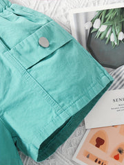Girls Plain Shorts Comfortable Casual Pants Summer Outdoor Kids