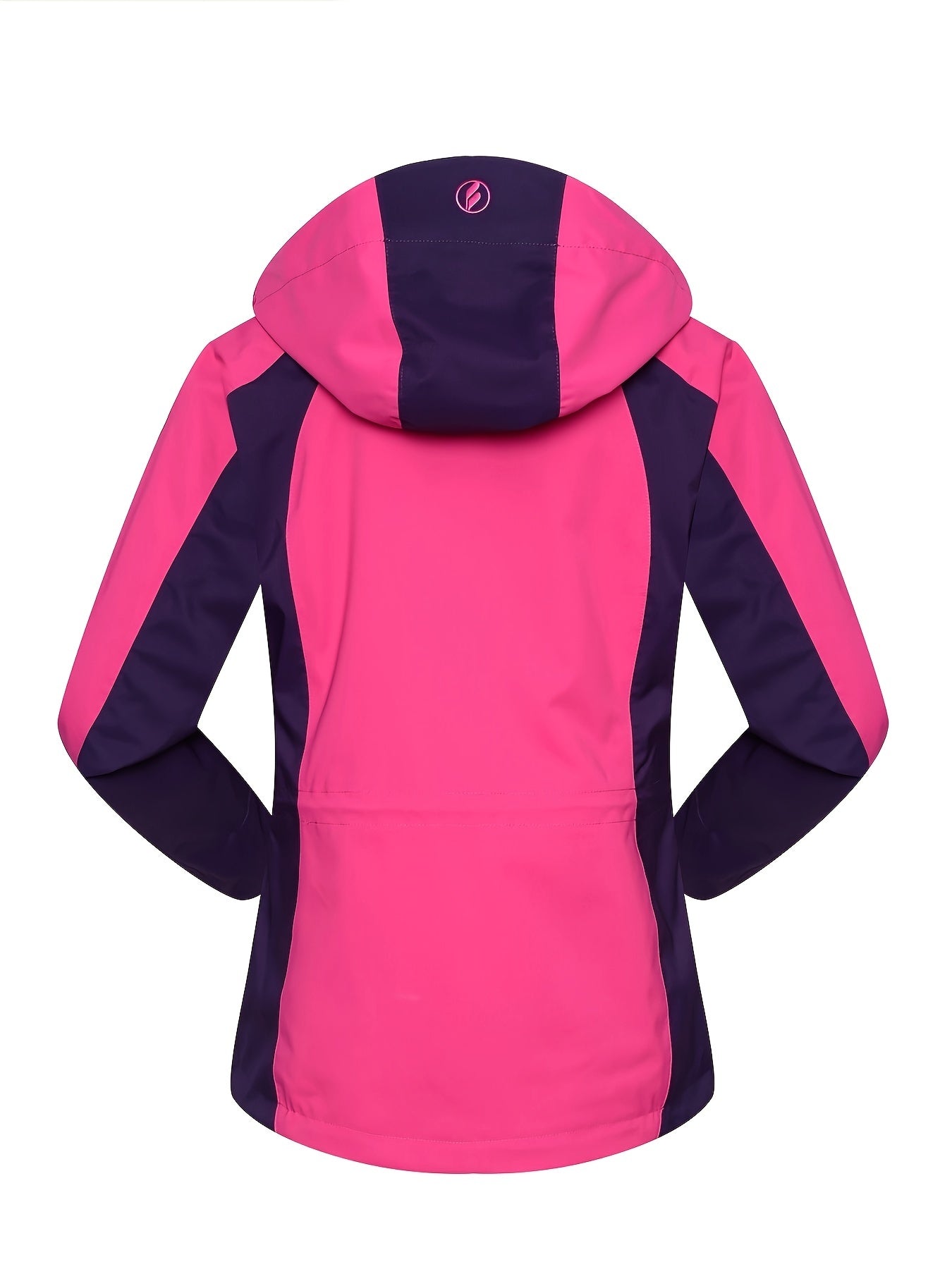 3-in-1 Winter Hooded Jacket Waterproof Ski Coat Women's Outdoor Ski Jacket