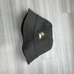Rabbit Embroidery Bucket Hat for Women