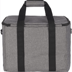 Large Waterproof Grey Cooler Bag Thermal Insulated Family Picnic Lunch Bag