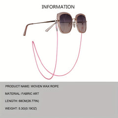 Men's Colorful Sunglasses Rope Glasses Chain All Seasons