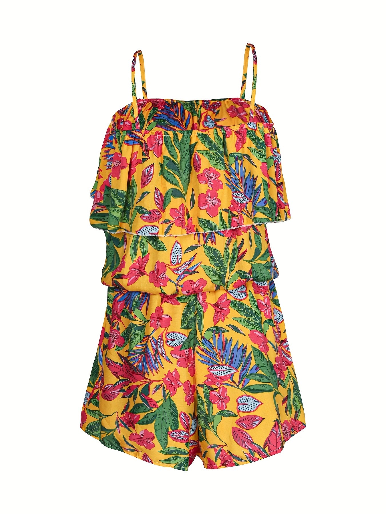 Floral Print Boho Cami Jumpsuit for Women