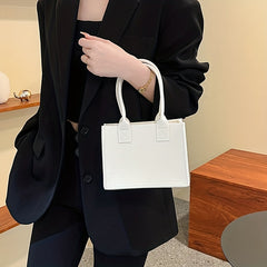 Felt Tote Bag Solid Handbag No Closure Gift Bag For Party