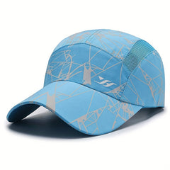 Quick Drying Graffiti Baseball Cap Solid Print Sports Sun Hat