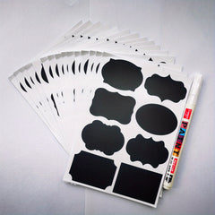 Waterproof Chalkboard Labels Spice Marker Pen Stickers for Organization