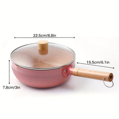 Stainless Steel Yukihira Pan Non stick Soup Pot with Cover