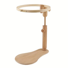 Adjustable Embroidery Hoop Stand Cross Stitch Holder Lap Frame Needlepoint Stand