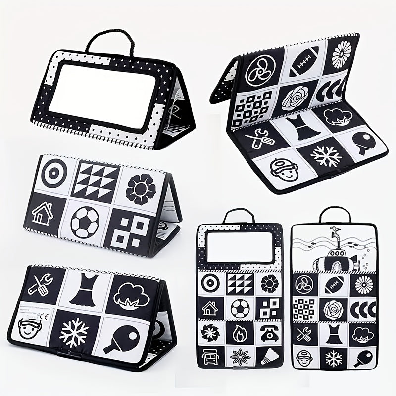 Children's Cloth Book with Mirror Toy