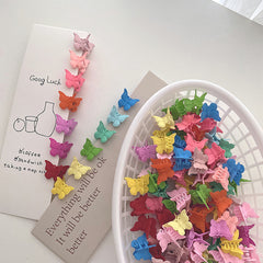 12pcs Mini Butterfly Shaped Hair Claw Clip for Women Girls