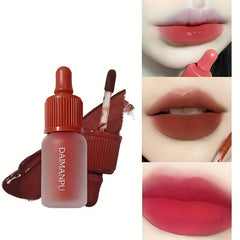6 Colors Matte Velvet Lip Gloss Red Tone