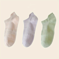 3 Pairs Soft Lightweight Low Cut Ankle Socks Women's Stockings