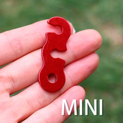 2pcs Aluminum Cord Adjusters for Tent Rope & Backpacking
