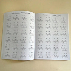 Workbook Addition & Subtraction Practice for Kids Ages 6-8