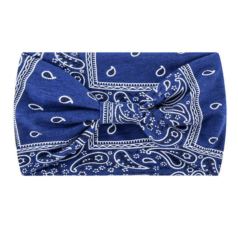 Boho Wide Headband for Women, Elastic Twisted Style Hair Wrap
